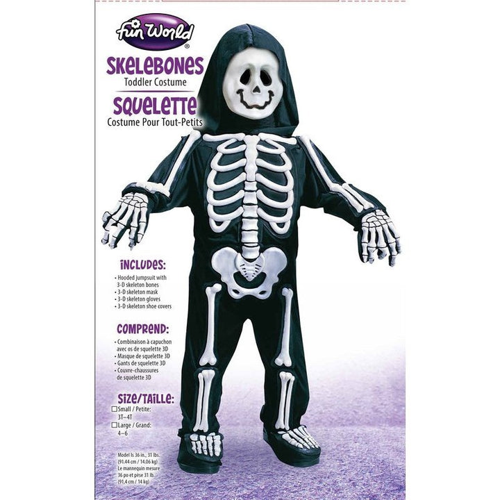 Totally Skelebones, Toddler - Jokers Costume Mega Store