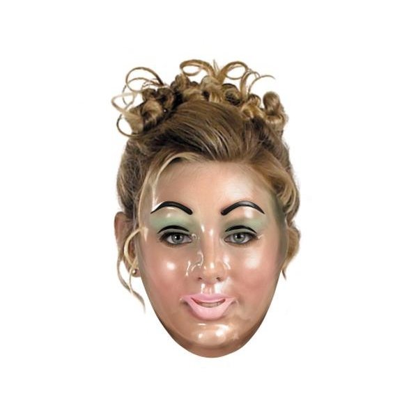 Transparent Woman Adult Mask - Jokers Costume Mega Store