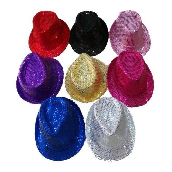 Triby Hat Sequin Assorted Colours - Jokers Costume Mega Store