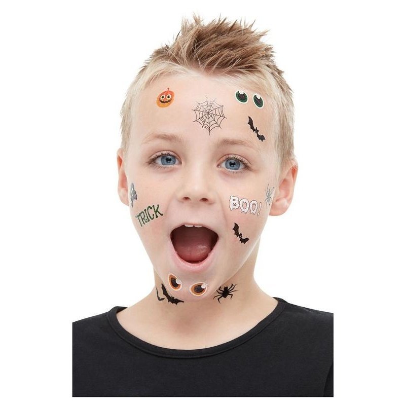 Trick Or Treat Halloween Tattoos - Jokers Costume Mega Store