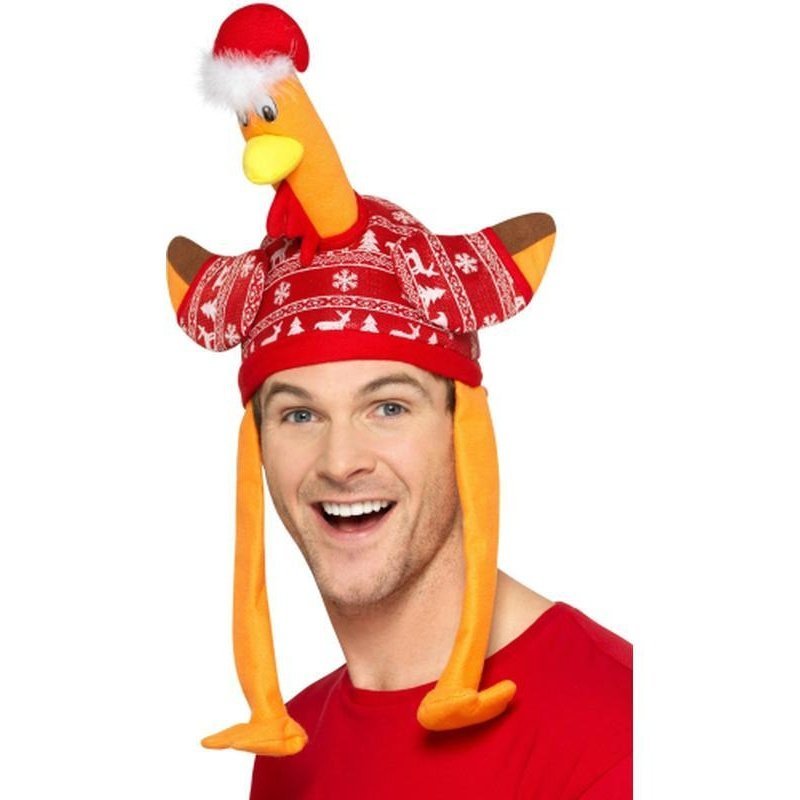 Turkey Hat In A Christmas Jumper - Jokers Costume Mega Store