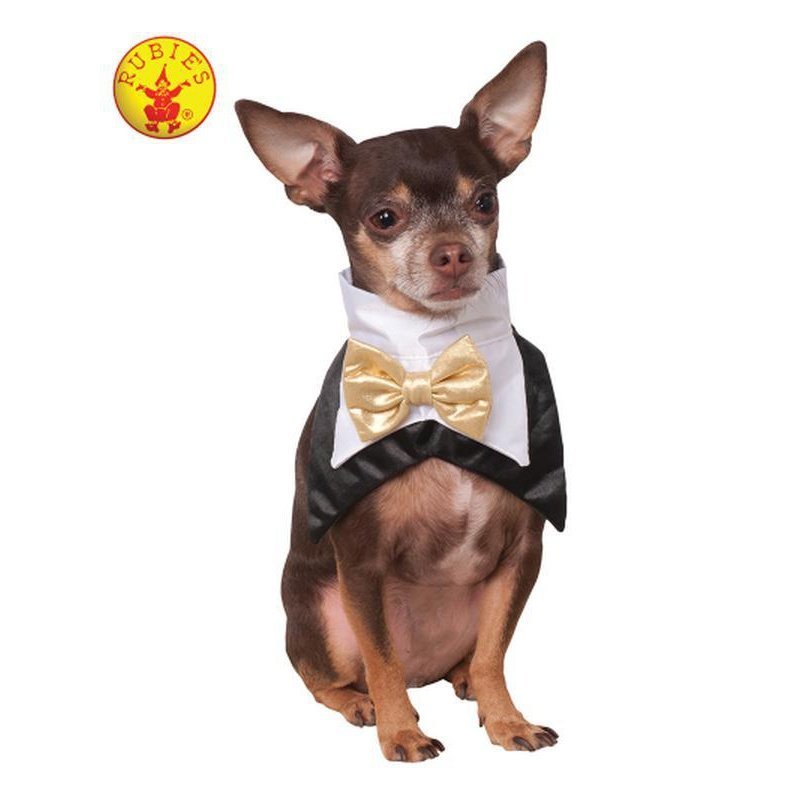 Tuxedo Pet Bandana Size M L - Jokers Costume Mega Store