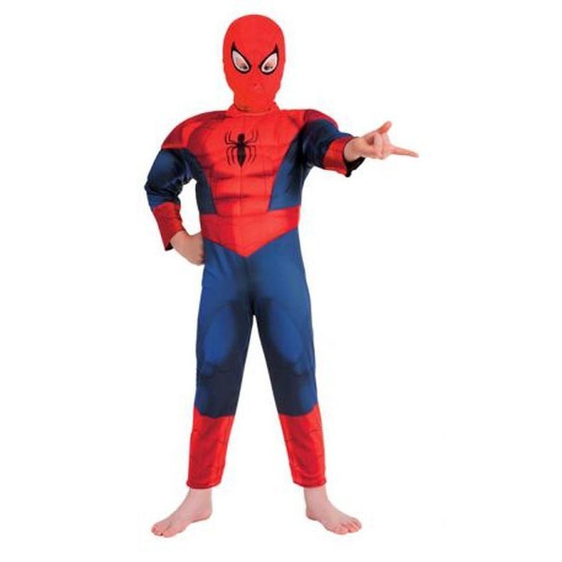 Ultimate Spider Man Deluxe Costume Size 3 5 - Jokers Costume Mega Store