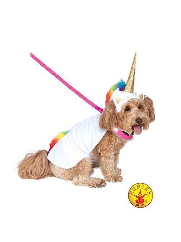 Unicorn Light Up Pet Costume Size M - Jokers Costume Mega Store