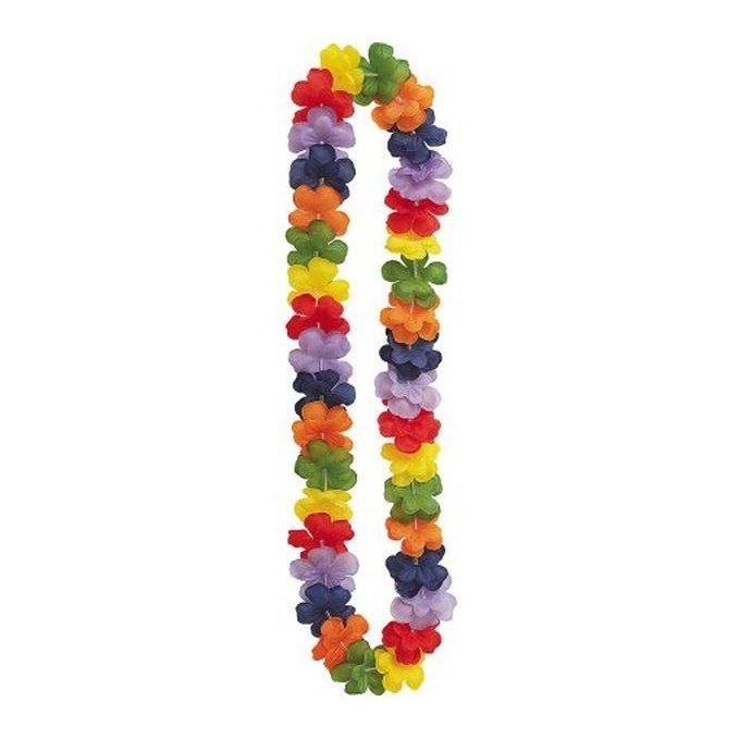 Unique Party Flower Lei- Various Col0urs - Jokers Costume Mega Store