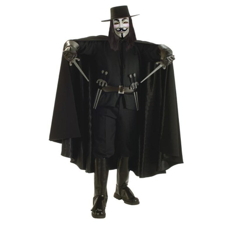 V For Vendetta Collector's Edition Size Xl - Jokers Costume Mega Store