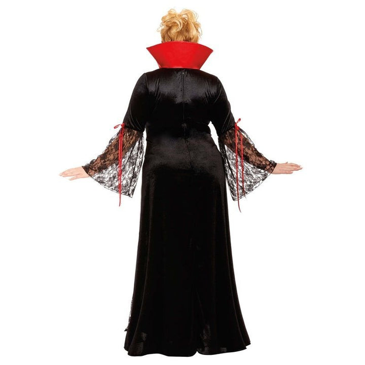 Vampira Women's Costume Plus Size - Jokers Costume Mega Store