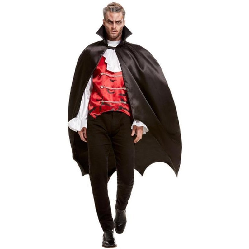 Vampire Bat Cape, Black - Jokers Costume Mega Store