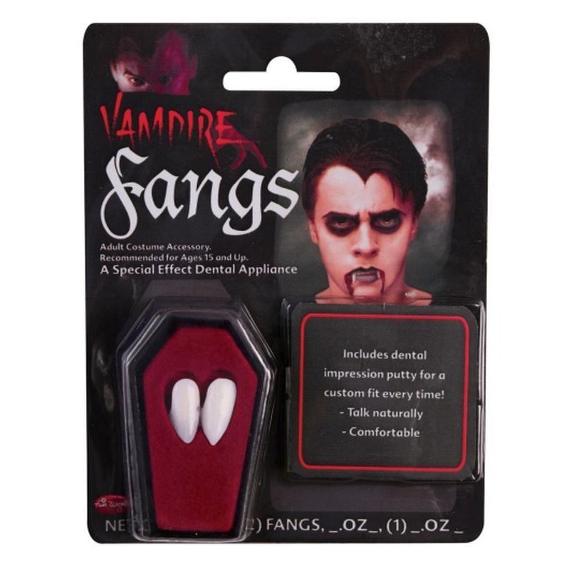 Vampire Fangs. - Jokers Costume Mega Store