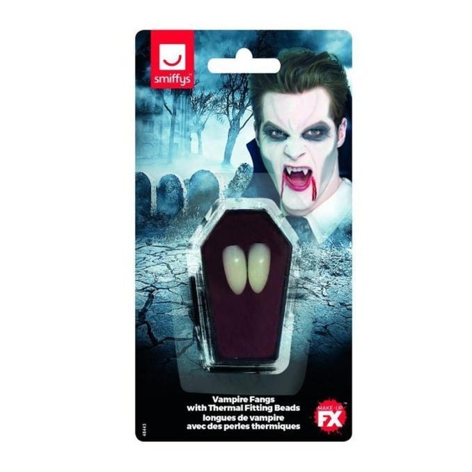 Vampire Fangs, White - Jokers Costume Mega Store