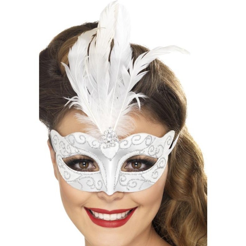 Venetian Glitter Eyemask - Jokers Costume Mega Store