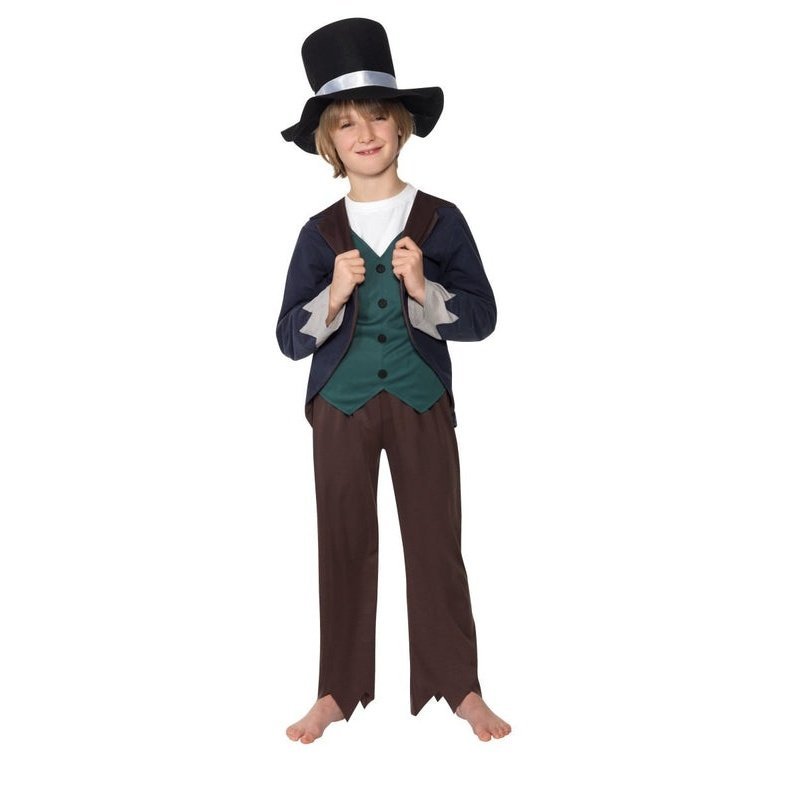 Victorian Poor Boy Costume - Brown - Jokers Costume Mega Store