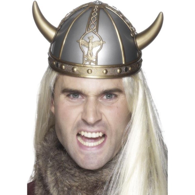 Viking Helmet, Silver - Jokers Costume Mega Store