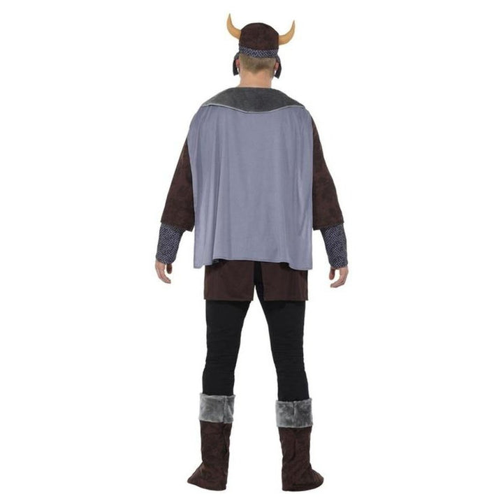 Viking Man Costume, Brown - Jokers Costume Mega Store