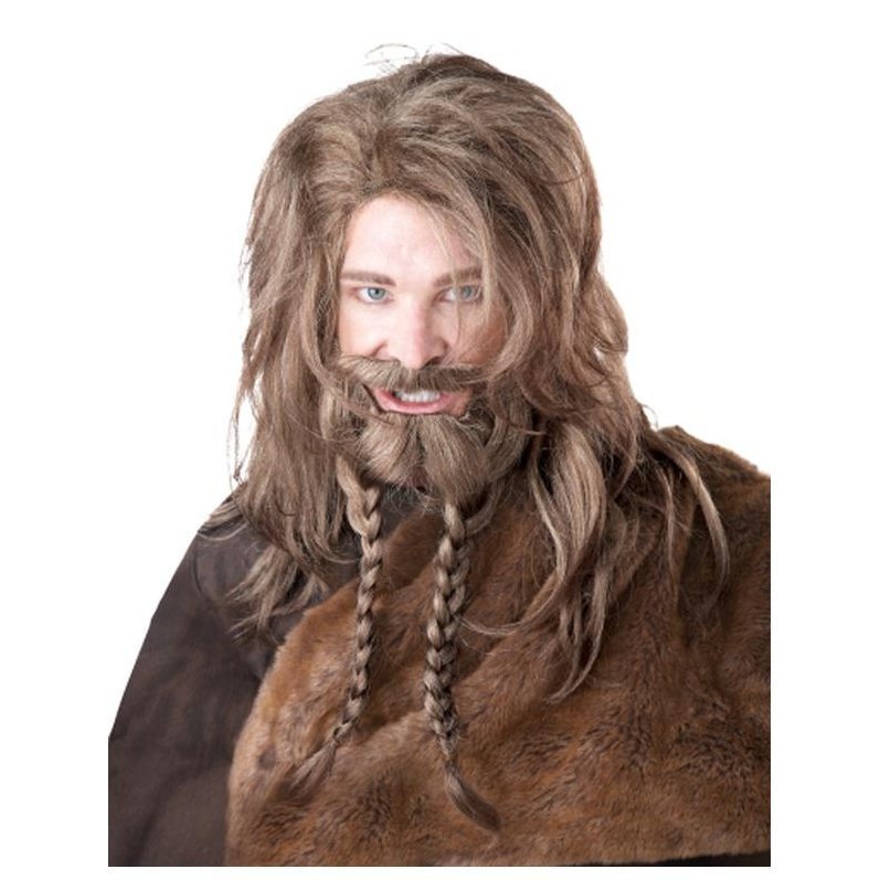Viking Wig, Beard & Moustache Dirty Blonde - Jokers Costume Mega Store