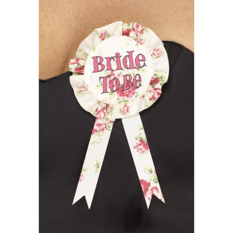 Vintage Bride To Be Rosette - Jokers Costume Mega Store