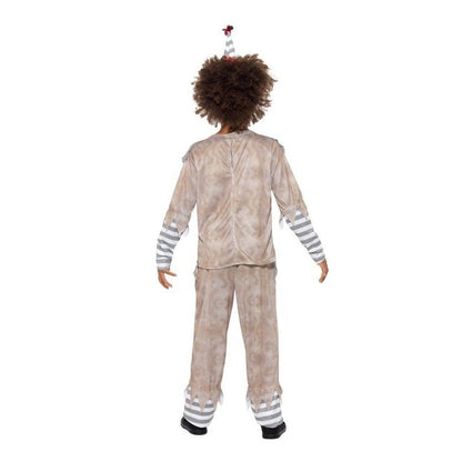 Vintage Clown Boy Costume, Grey & Red - Jokers Costume Mega Store