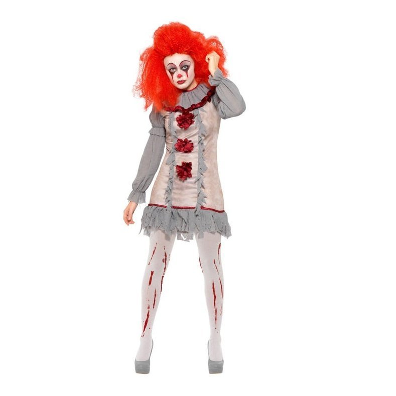 Vintage Clown Lady Costume - Jokers Costume Mega Store