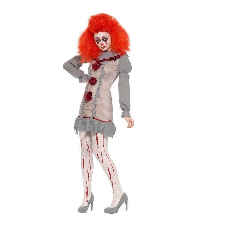 Vintage Clown Lady Costume - Jokers Costume Mega Store