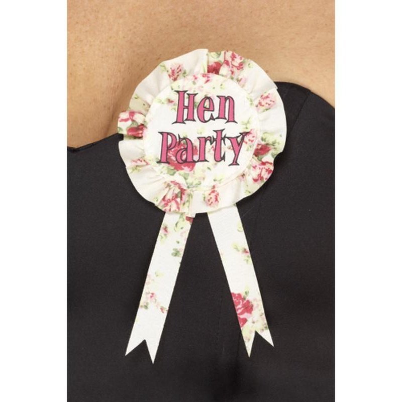 Vintage Hen Party Rosette - Jokers Costume Mega Store