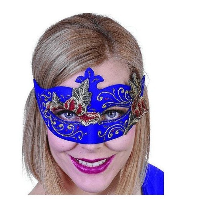 Violet Rose Eye Mask - Jokers Costume Mega Store