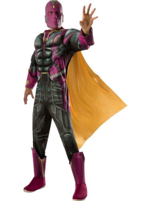 Vision Avengers 2 Deluxe Size Std - Jokers Costume Mega Store