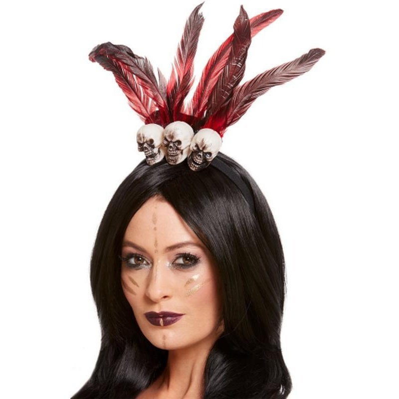 Voodoo Headband, Black - Jokers Costume Mega Store