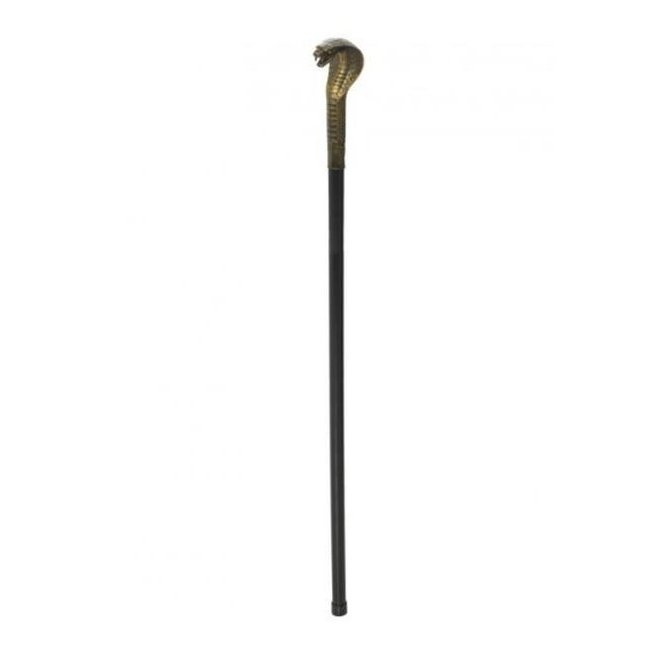 Voodoo Walking Stick Cane, With Snake - Jokers Costume Mega Store