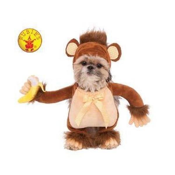 Walking Monkey Pet Costume Size M - Jokers Costume Mega Store