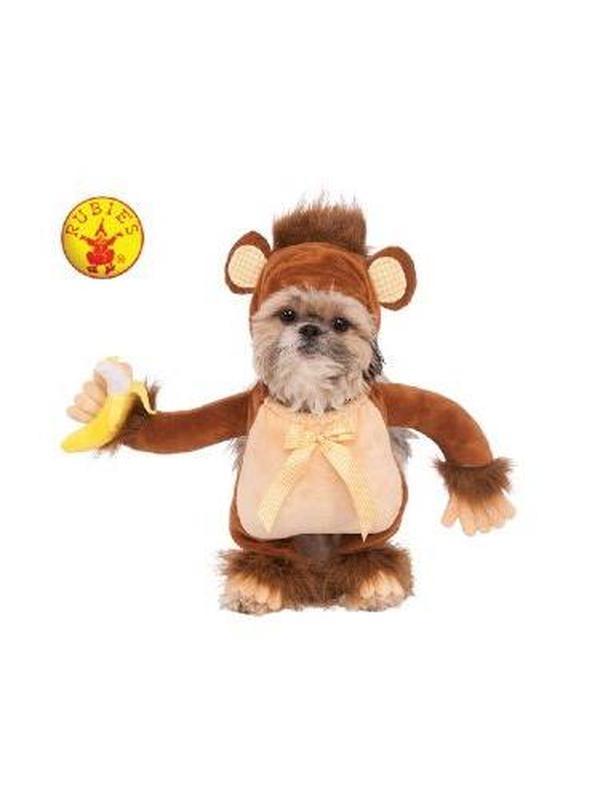 Walking Monkey Pet Costume Size S - Jokers Costume Mega Store