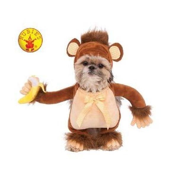 Walking Monkey Pet Costume Size S - Jokers Costume Mega Store