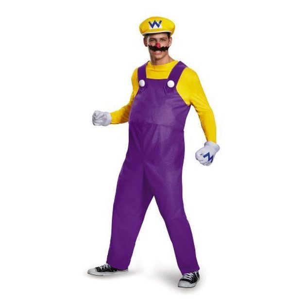 Wario Deluxe Adult Costumes - Jokers Costume Mega Store