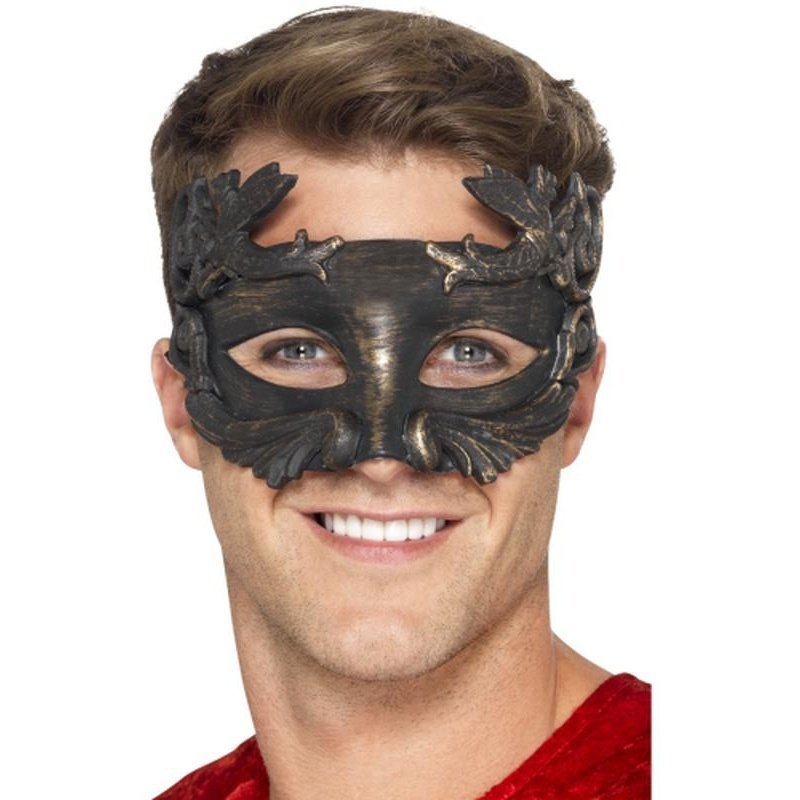 Warrior God Metallic Masquerade Eyemask - Jokers Costume Mega Store