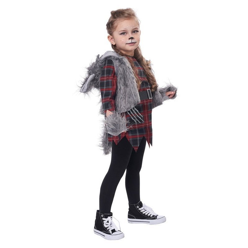 Wee Wolf Toddler Girls Costume - Jokers Costume Mega Store