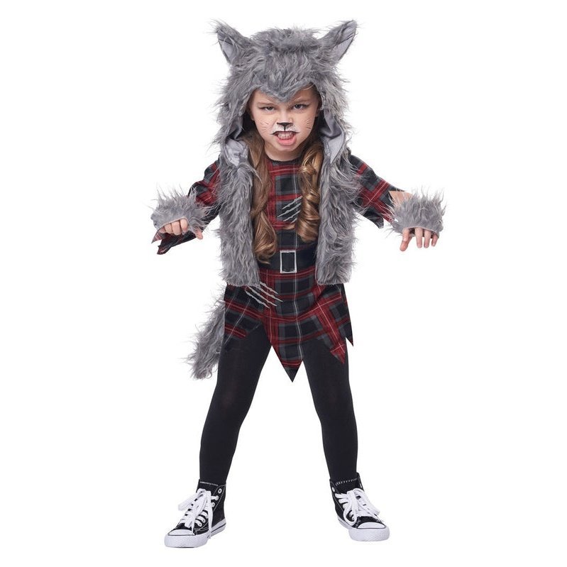 Wee Wolf Toddler Girls Costume - Jokers Costume Mega Store