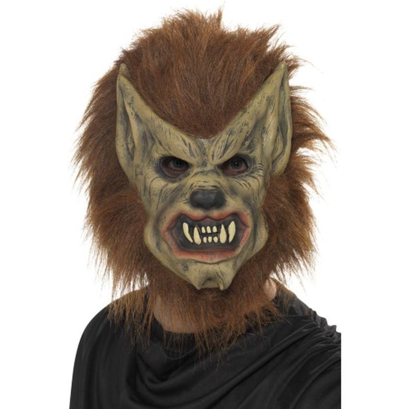 Werewolf Mask Brown - Jokers Costume Mega Store