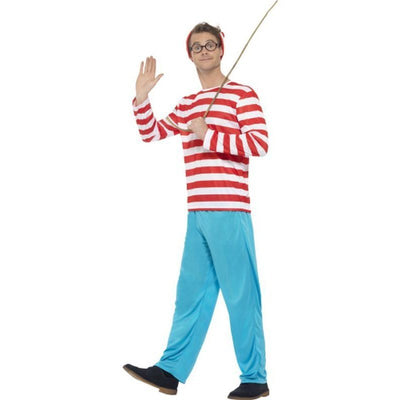 Where's Wally? Costume, Mens - Jokers Costume Mega Store