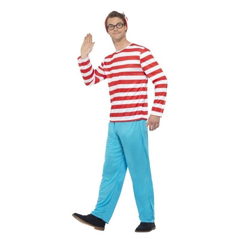 Where's Wally? Costume, Mens - Jokers Costume Mega Store