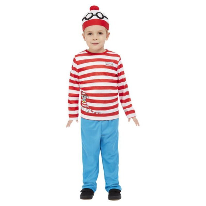 Where's Wally Costume, Red & White - Jokers Costume Mega Store