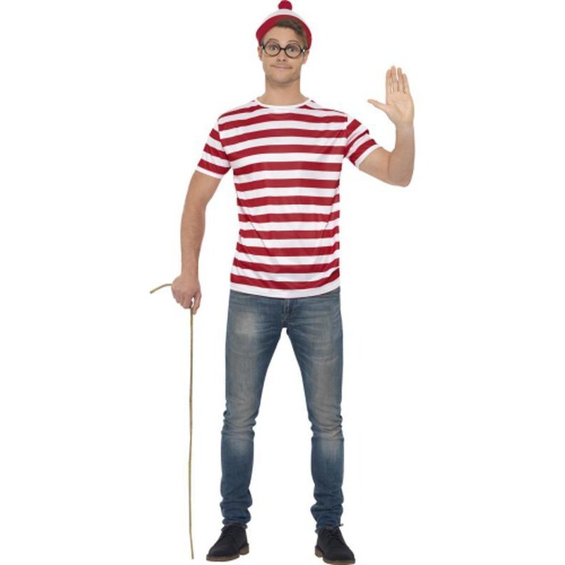 Where's Wally Kit, Mens - Jokers Costume Mega Store
