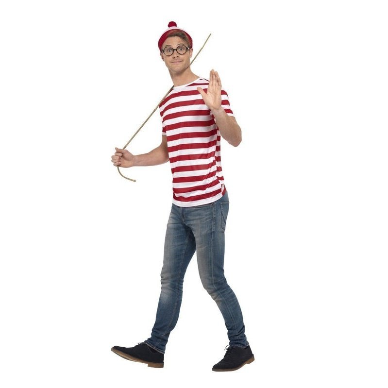 Where's Wally Kit, Mens - Jokers Costume Mega Store