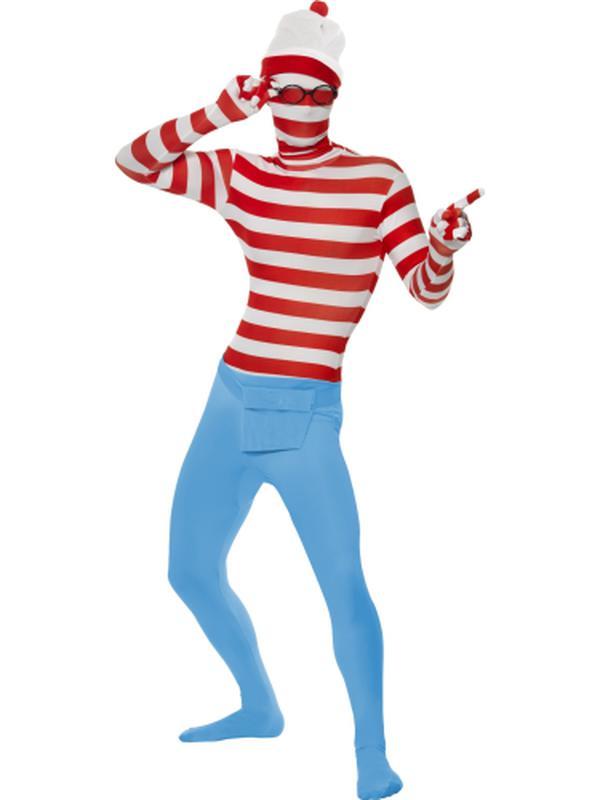 Where's Wally? Second Skin Costume - Jokers Costume Mega Store