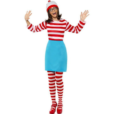 Where's Wally? Wenda Costume, Women - Jokers Costume Mega Store