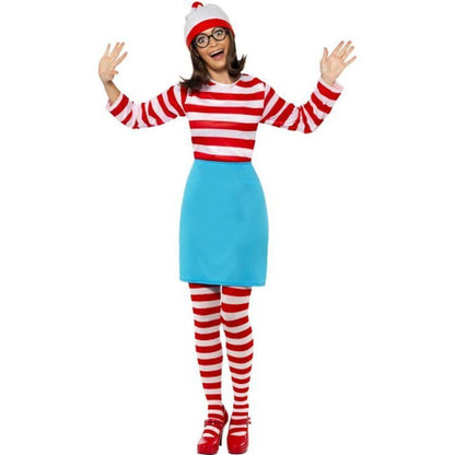 Where's Wally? Wenda Costume, Women - Jokers Costume Mega Store