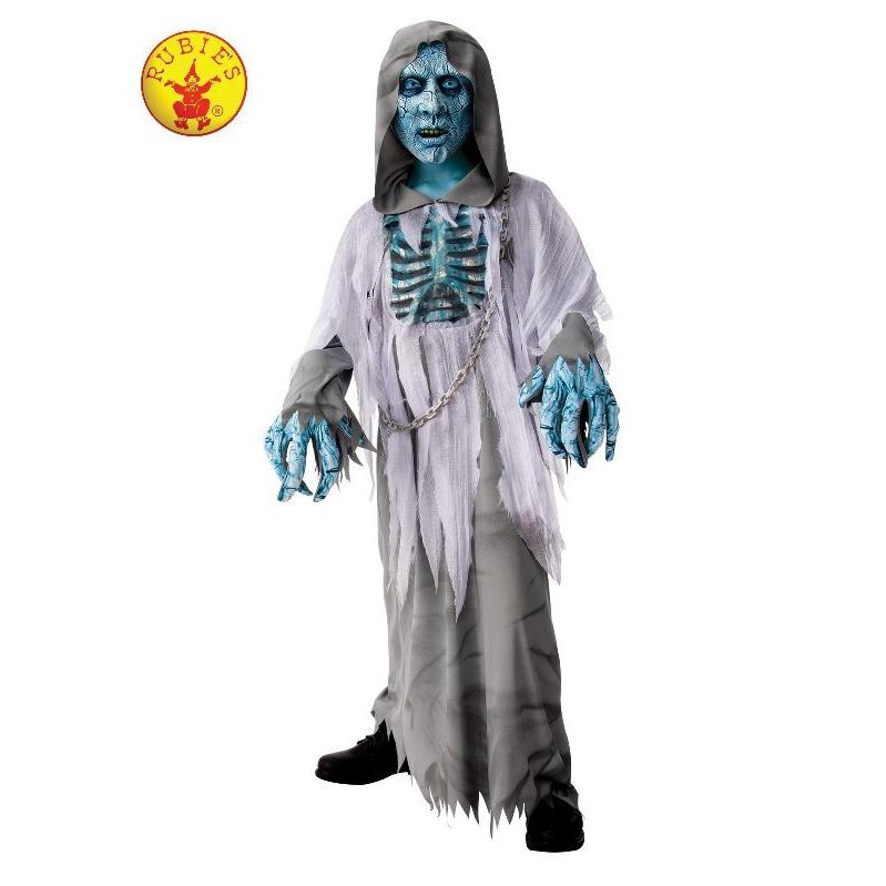 White Demon Hooded Robe Costume, Child - Jokers Costume Mega Store