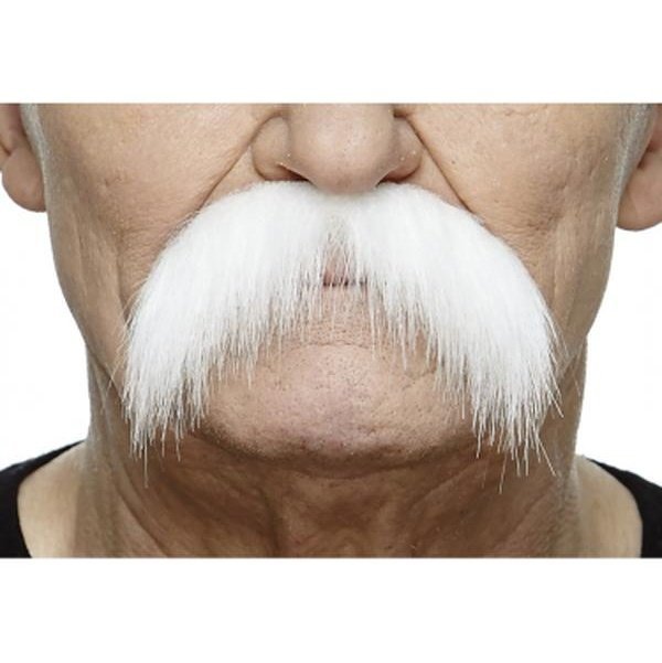 White Mexican Moustache - Jokers Costume Mega Store
