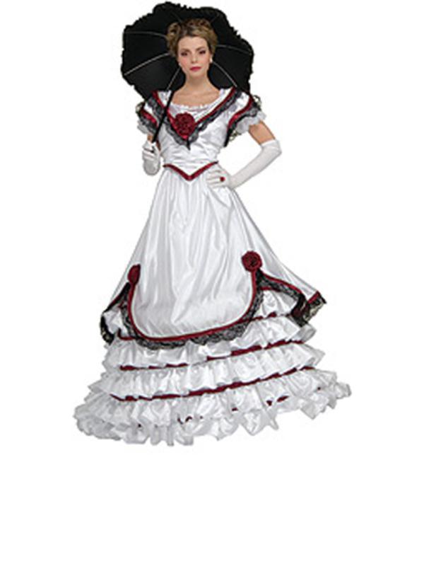 White Southern Belle Collector's Edition Size M - Jokers Costume Mega Store