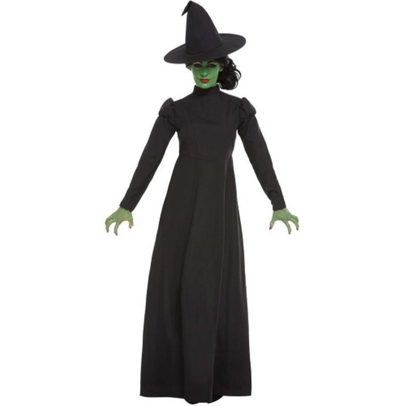 Wicked Witch Costume, Black With Hat - Jokers Costume Mega Store