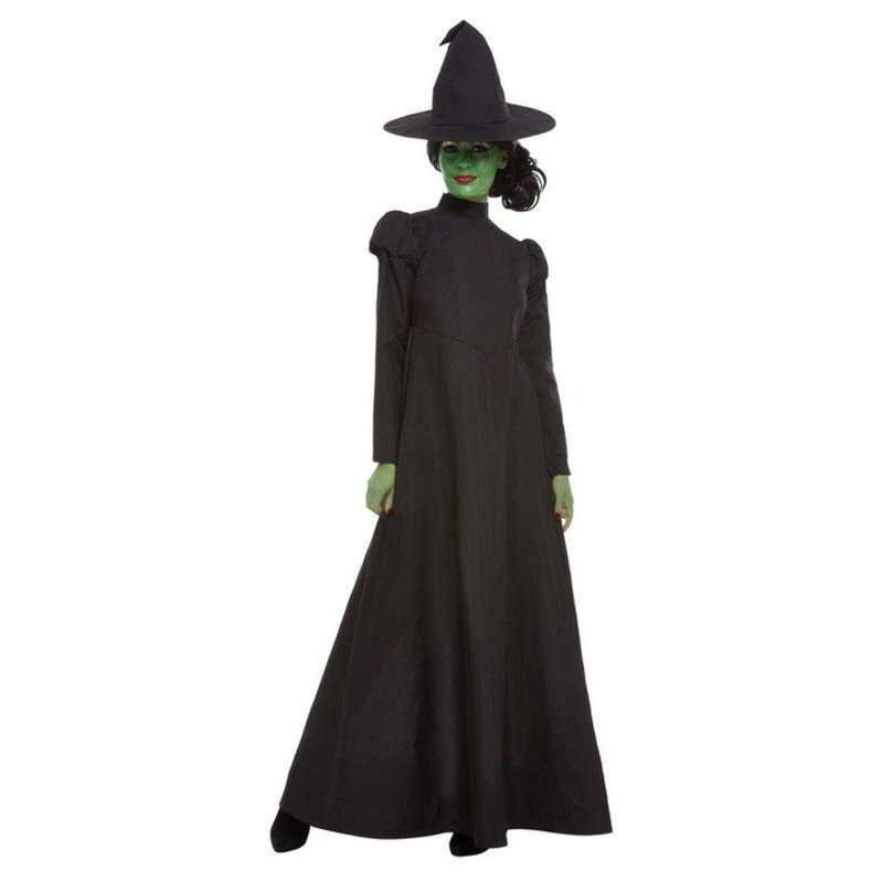 Wicked Witch Costume, Black With Hat - Jokers Costume Mega Store