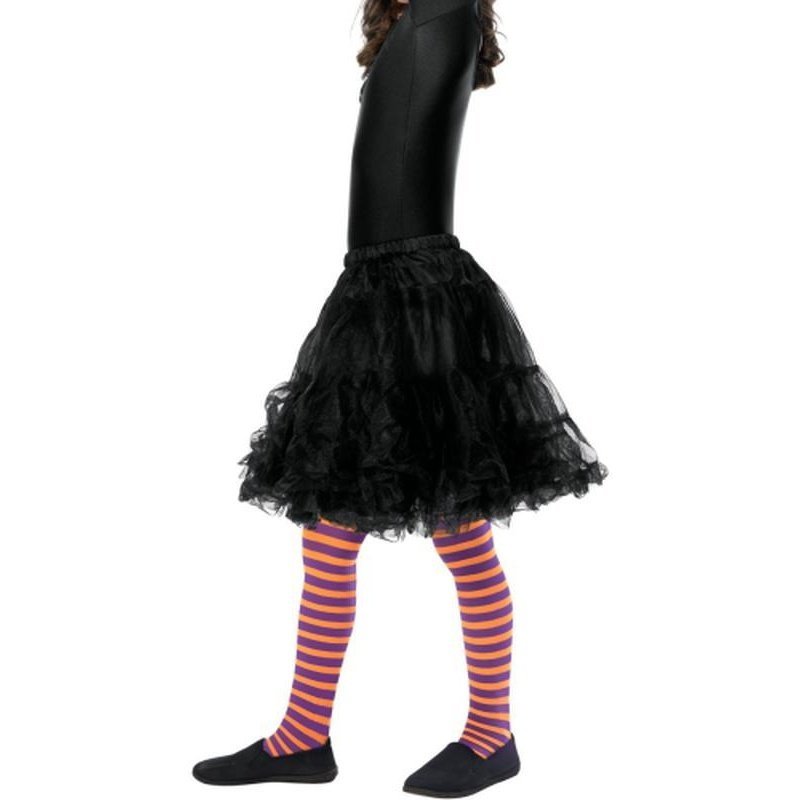 Wicked Witch Tights, Child - Orange & Purple - Jokers Costume Mega Store